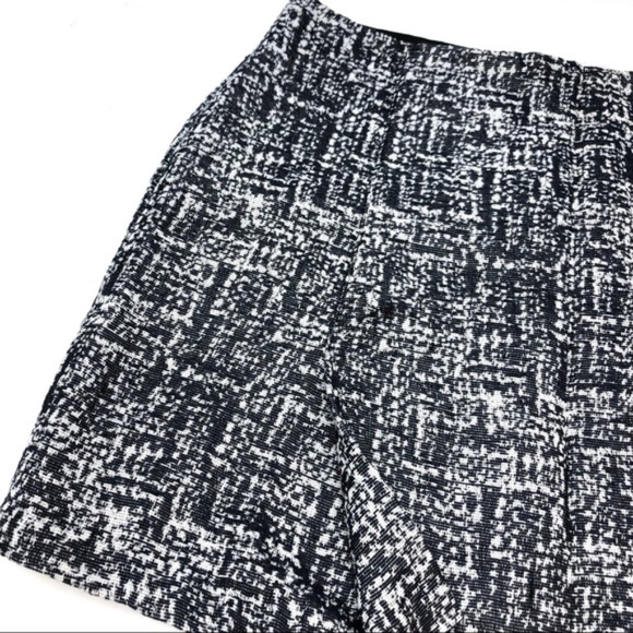 Joie Black and White Cotton Blend Sheath Skirt - Picture 3 of 7